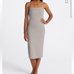 LIKE NEW Socialite Small Petite Corinne Fitted Knit Strappy Back Dress